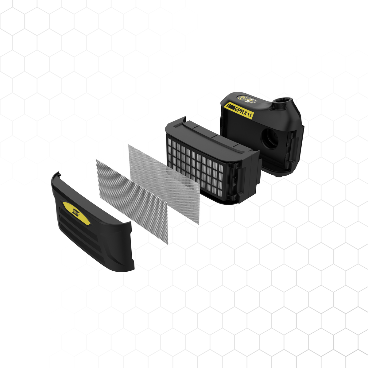 Kaasusuodatin ESAB EPR-X1 A1B1E1 P3, raitisilmalaitteen varaosa – kuva 3/3
