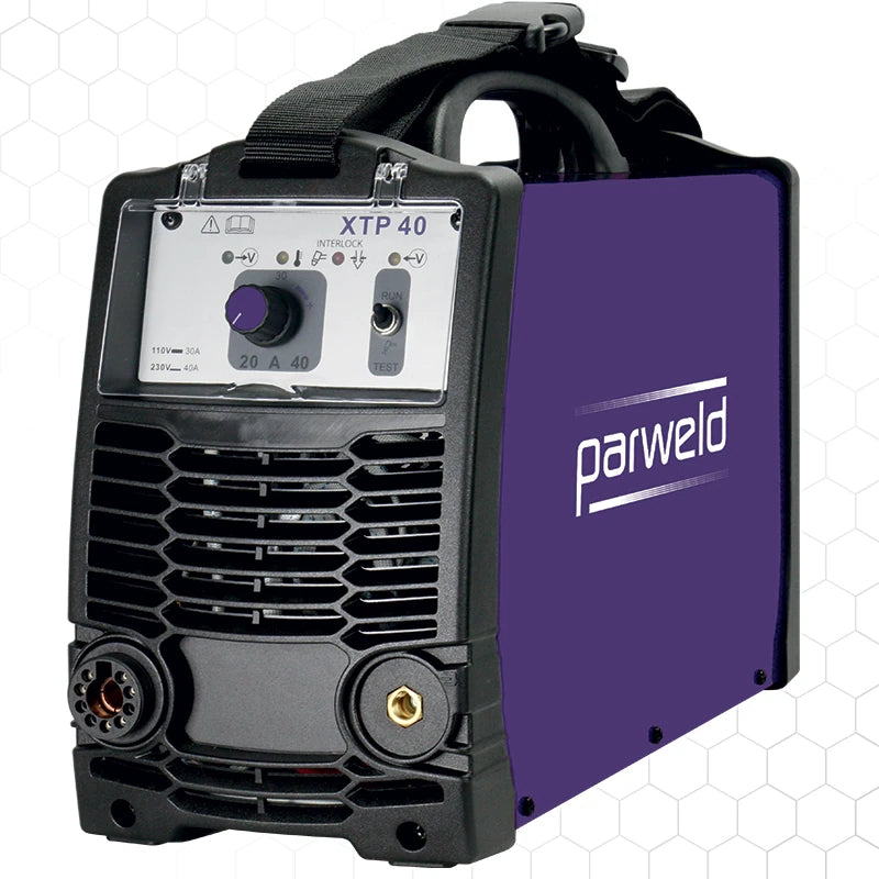 Plasmaleikkuri Parweld XTP 40, 230 V, XT4000-poltin 6 m ja maadoituskaapeli 3 m