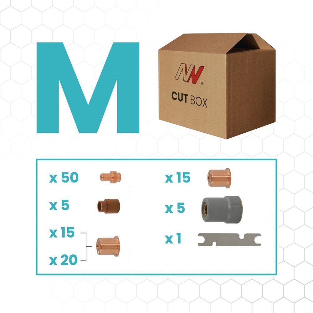 CUT BOX (keskikoko) sopii NW50 / CEBORA® P50®, plasmaleikkurin kulutusosa