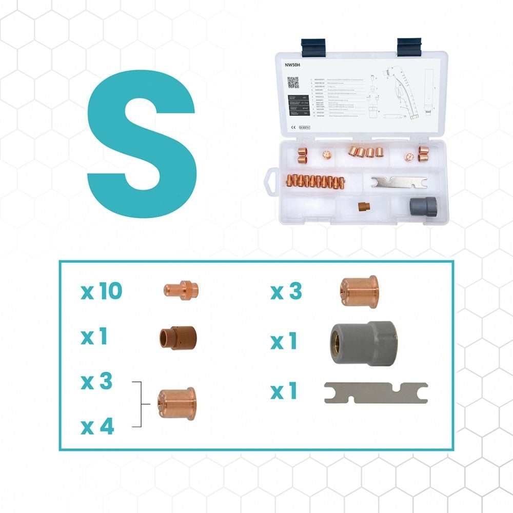 CUT BOX sopii polttimeen NW50 / CEBORA® P50®, plasmaleikkurin kulutusosa