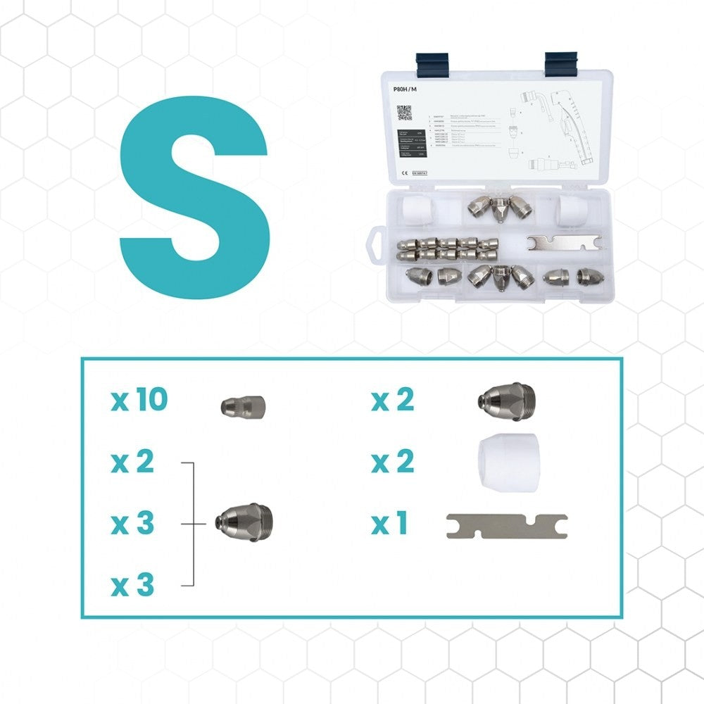 CUT BOX sopii polttimeen P80 / PANASONIC® P80, plasmaleikkurin kulutusosa