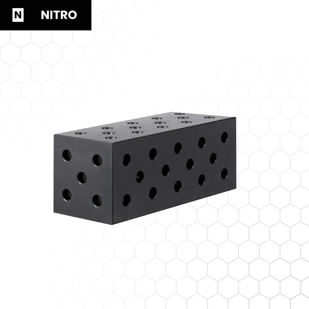 Nitrattu U-profiili 500 × 200 × 200 mm, hitsauspöydän tarvike