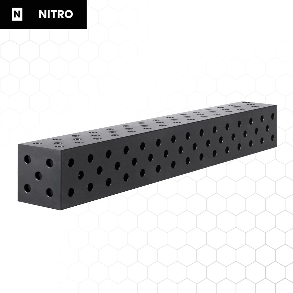 Nitrattu U-profiili 1500 × 200 × 200 mm, hitsauspöydän tarvike