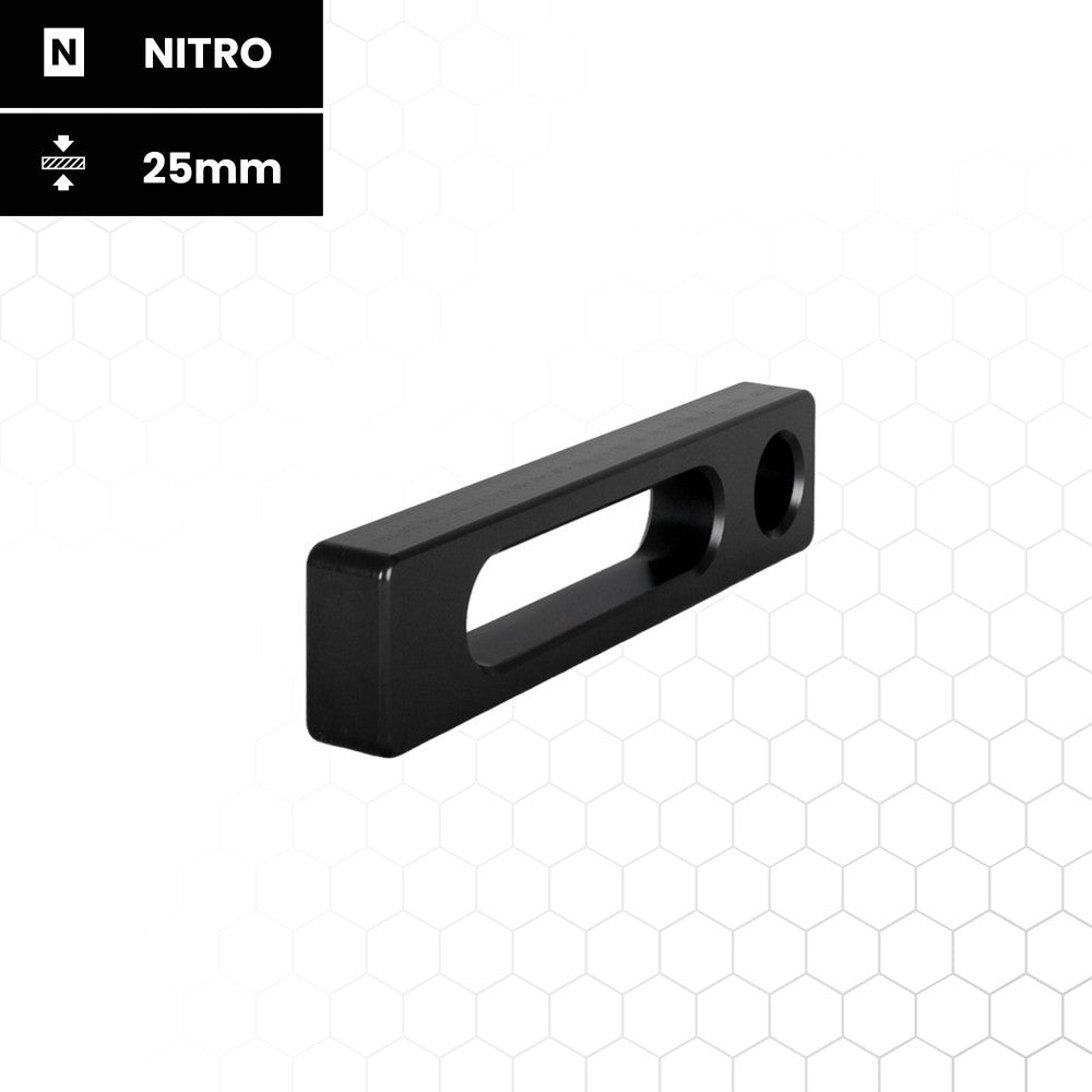 Nitrattu yleisvaste 225 × 50 × 25 mm, hitsauspöydän tarvike