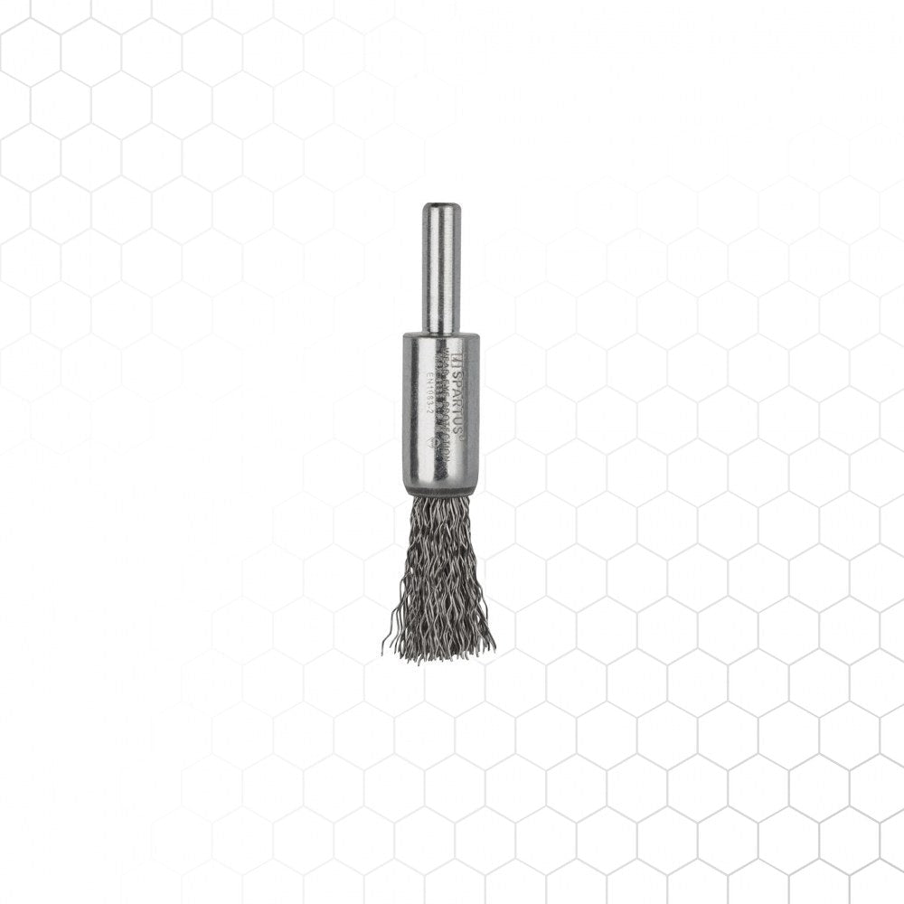 Spartus pensseliharja Ø12 mm, ruostumaton, metallintyöstön työkalu – kuva 2/2
