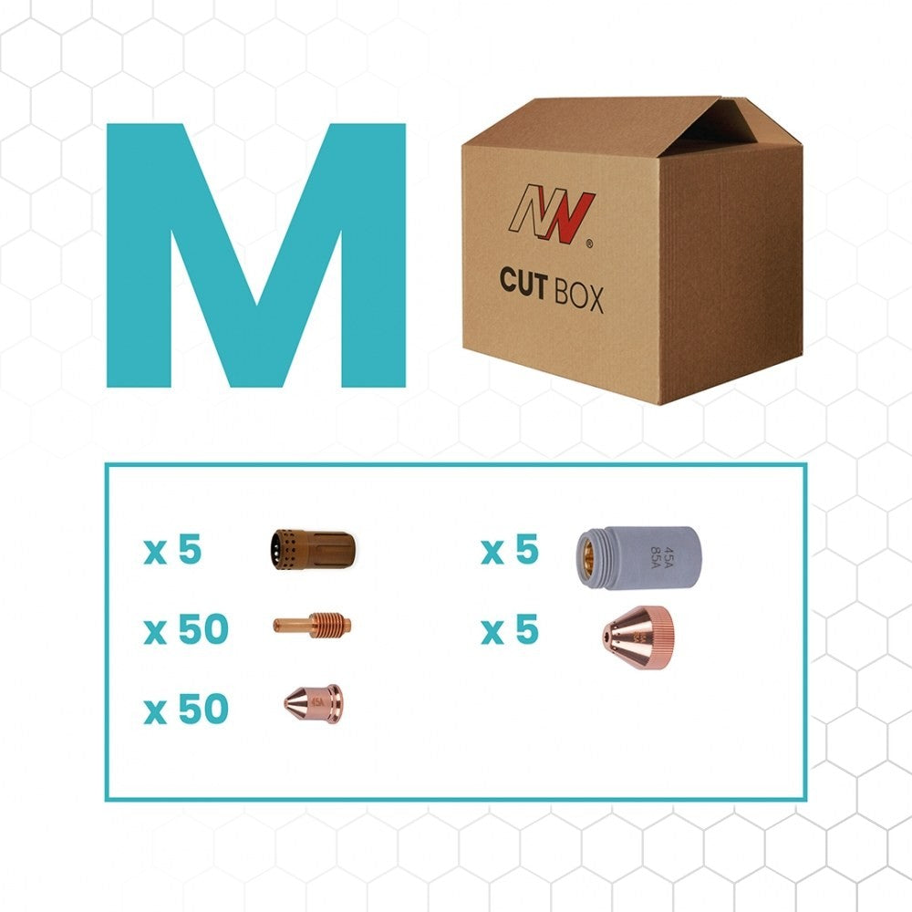 CUT BOX (keskikoko) sopii polttimeen SP45MY, plasmaleikkurin kulutusosa