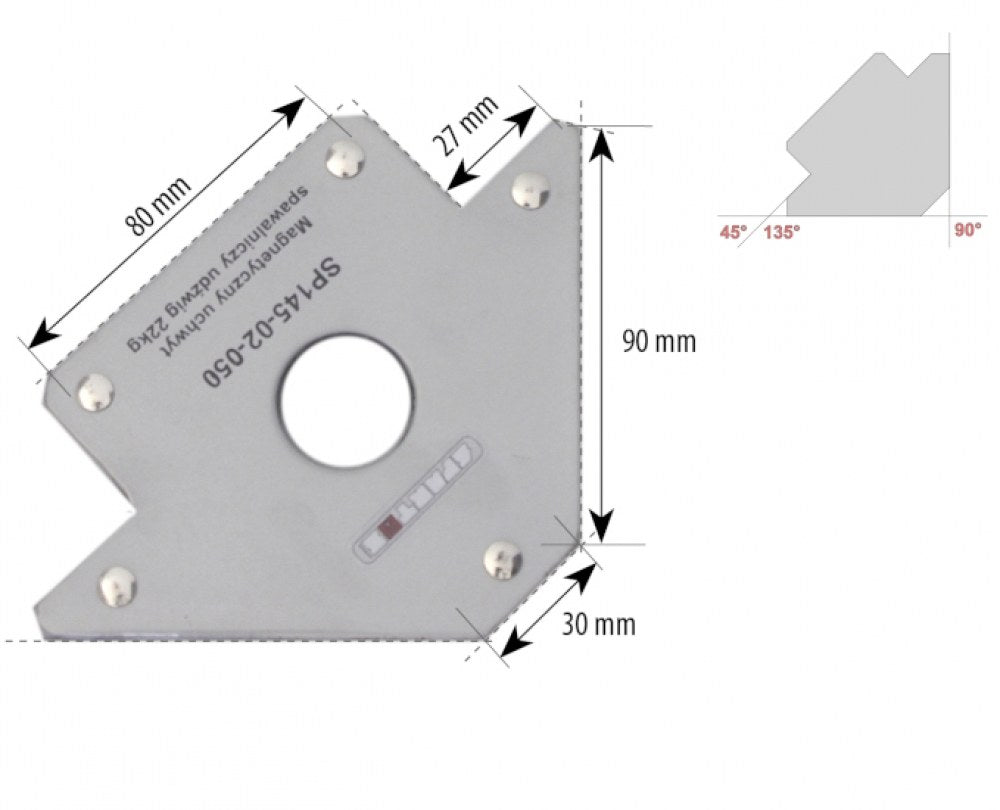 Magnetic welding holder 22kg
