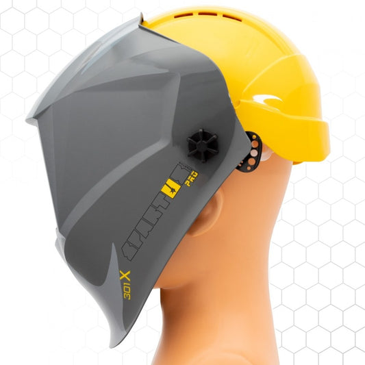 Spartus Pro 301X -hitsausmaski suojakypärällä, automaattimaski – kuva 1/3
