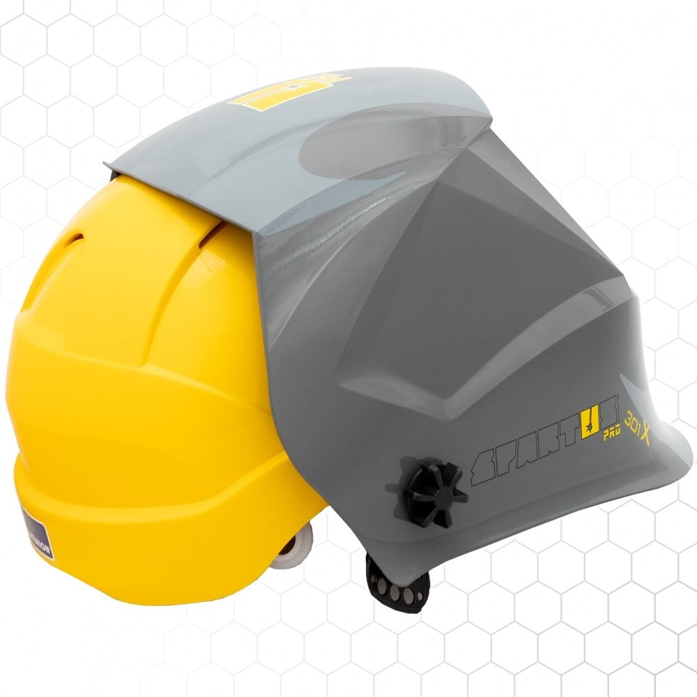 Spartus Pro 301X -hitsausmaski suojakypärällä, automaattimaski – kuva 3/3