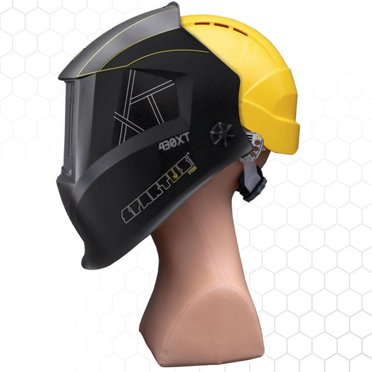 Spartus Pro 430XT -hitsausmaski suojakypärällä, automaattimaski – kuva 1/3