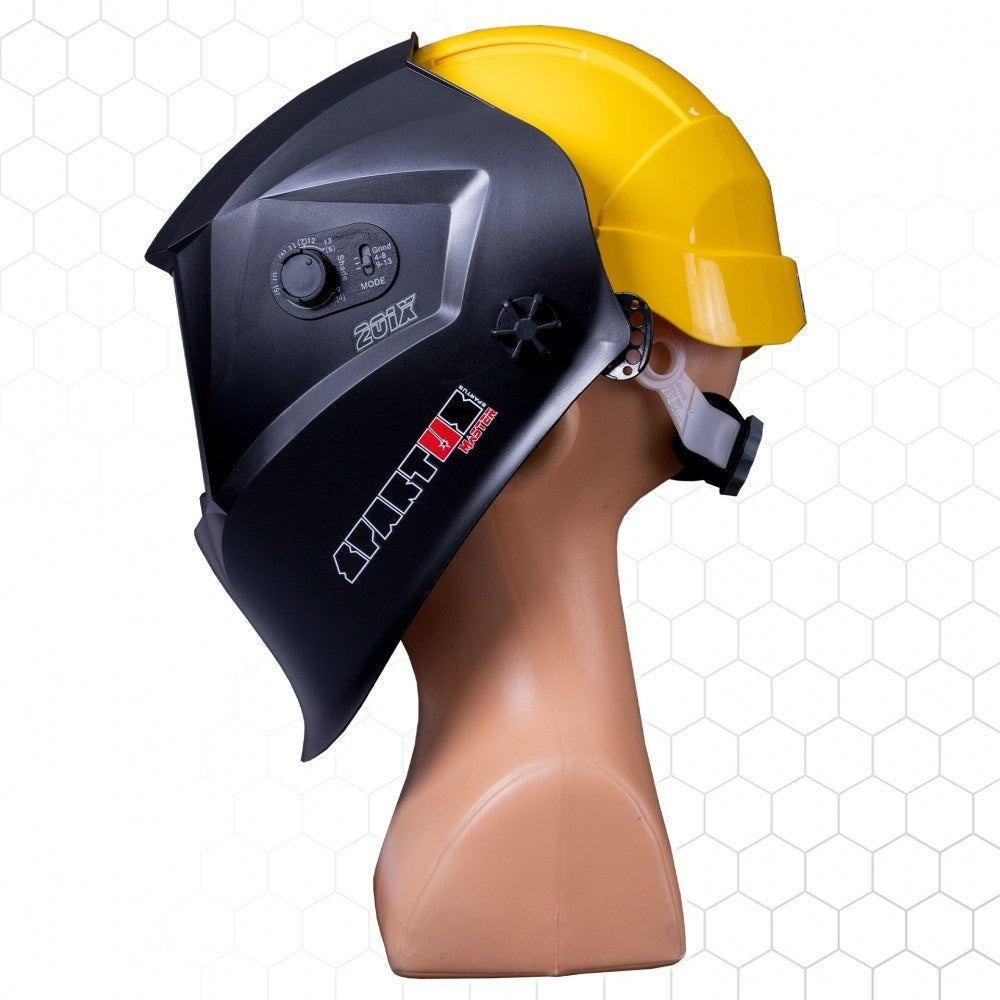 Spartus Master 201X -hitsausmaski suojakypärällä, automaattimaski – kuva 1/3