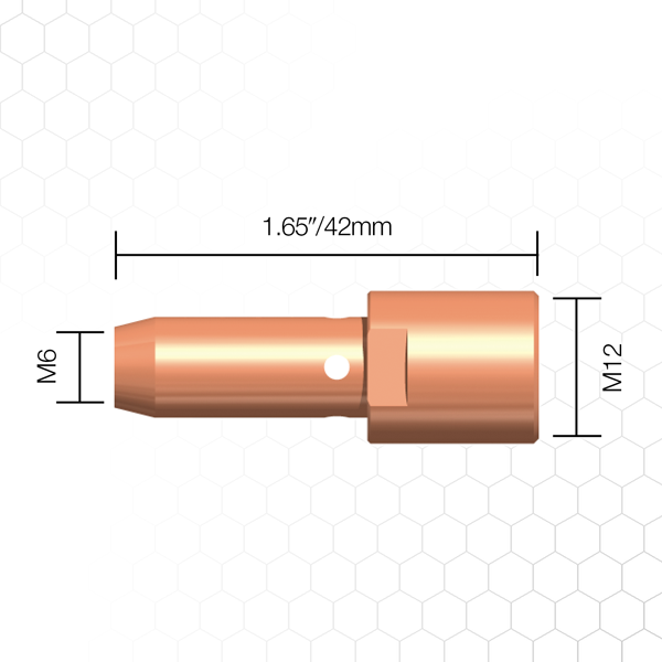 PSF-315 virtasuuttimen pidin M6, MIG-kulutusosa