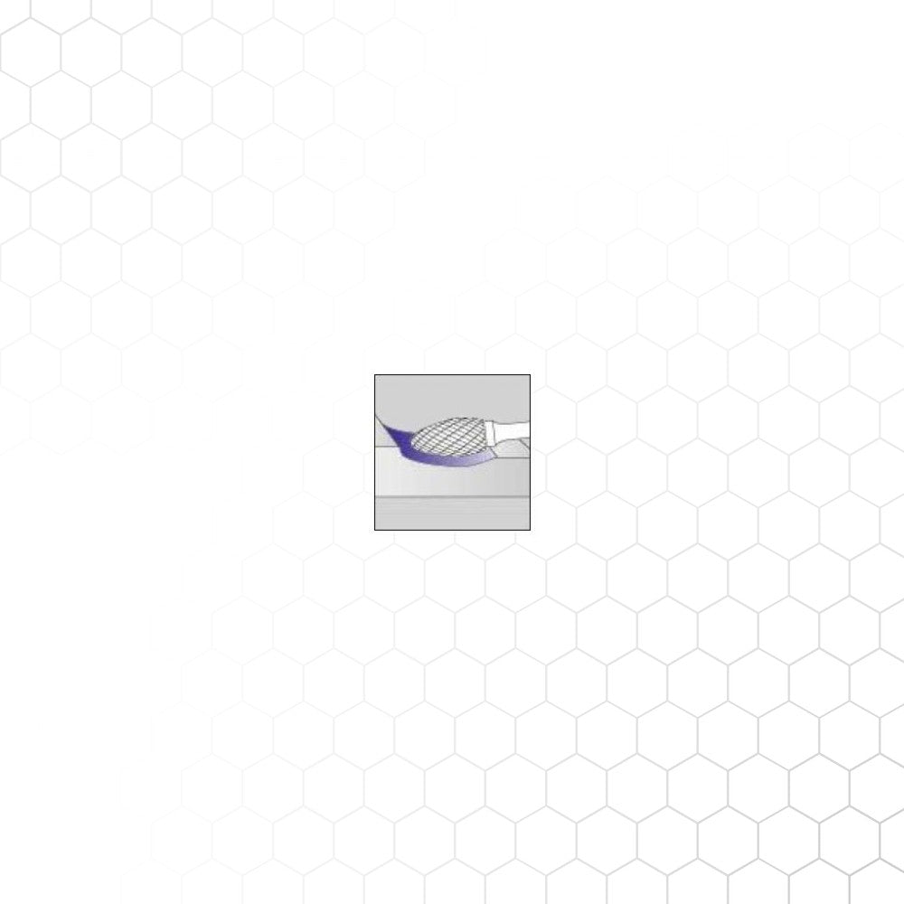 Kovametalliviila alumiinille, liekki 12,7x32x6/76 – kuva 3