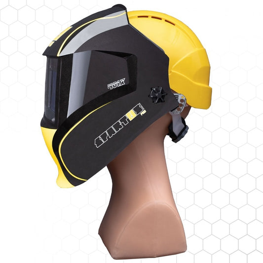 Spartus Pro 401X -hitsausmaski suojakypärällä, automaattimaski – kuva 1/3