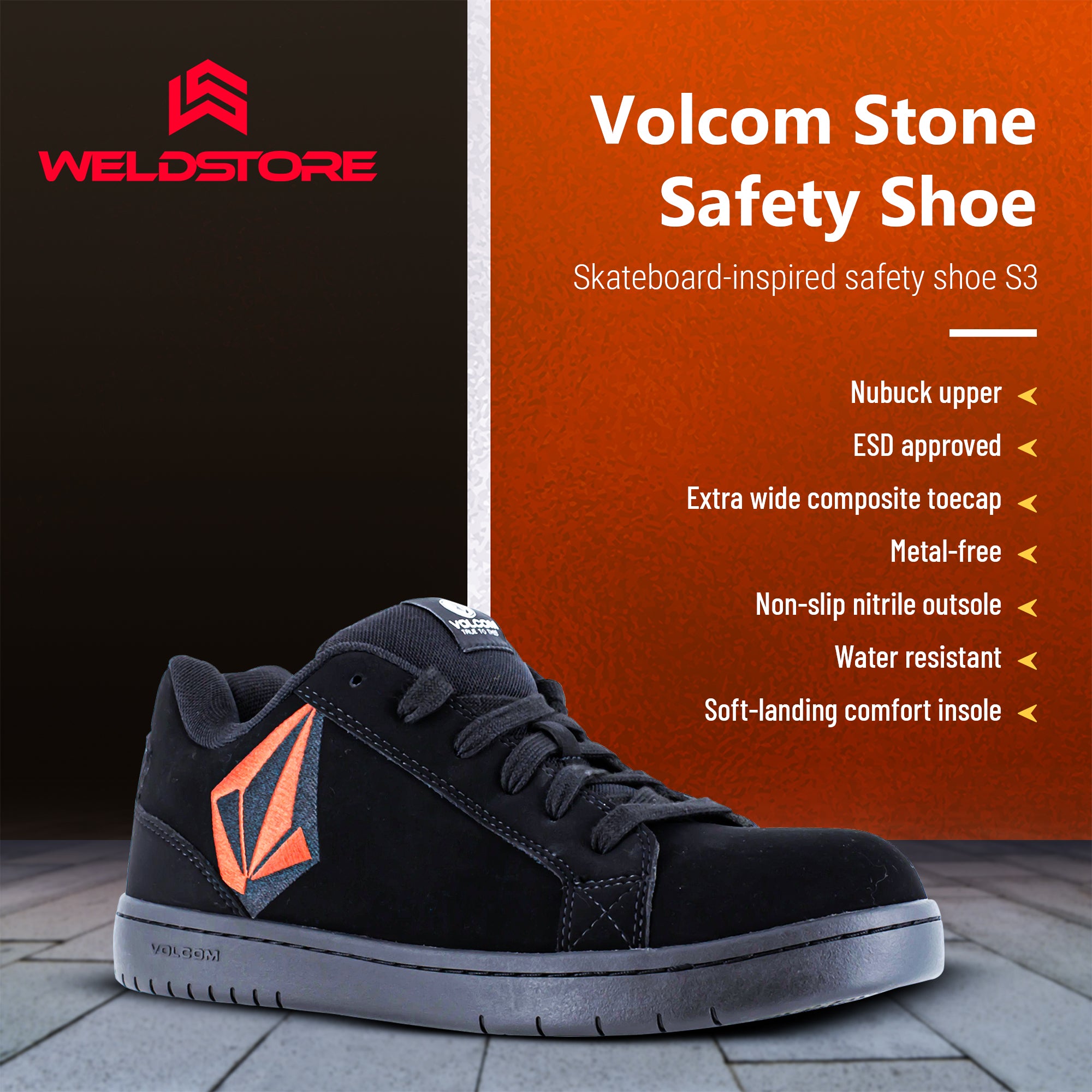 Safety shoe Volcom Stone