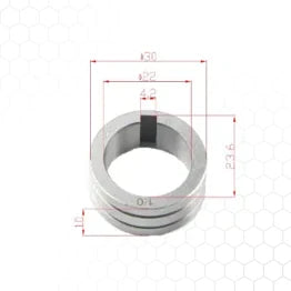 Syöttöpyörä 1,0–1,2 mm, V-ura, Parweld XTM-160 / Wallius 2200, 3000, 240, 282 – kuva 3