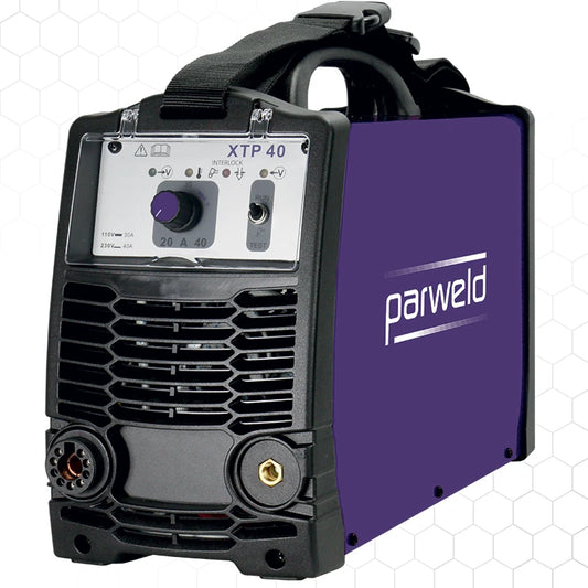 Plasmaleikkuri Parweld XTP 40, 230 V, XT4000-poltin 6 m ja maadoituskaapeli 3 m