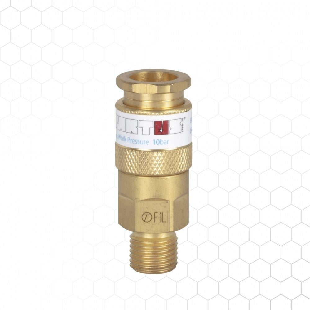 Spartus naaraspikaliitin polttimeen G 1/4″, happi, suojakaasutarvike – kuva 1/2