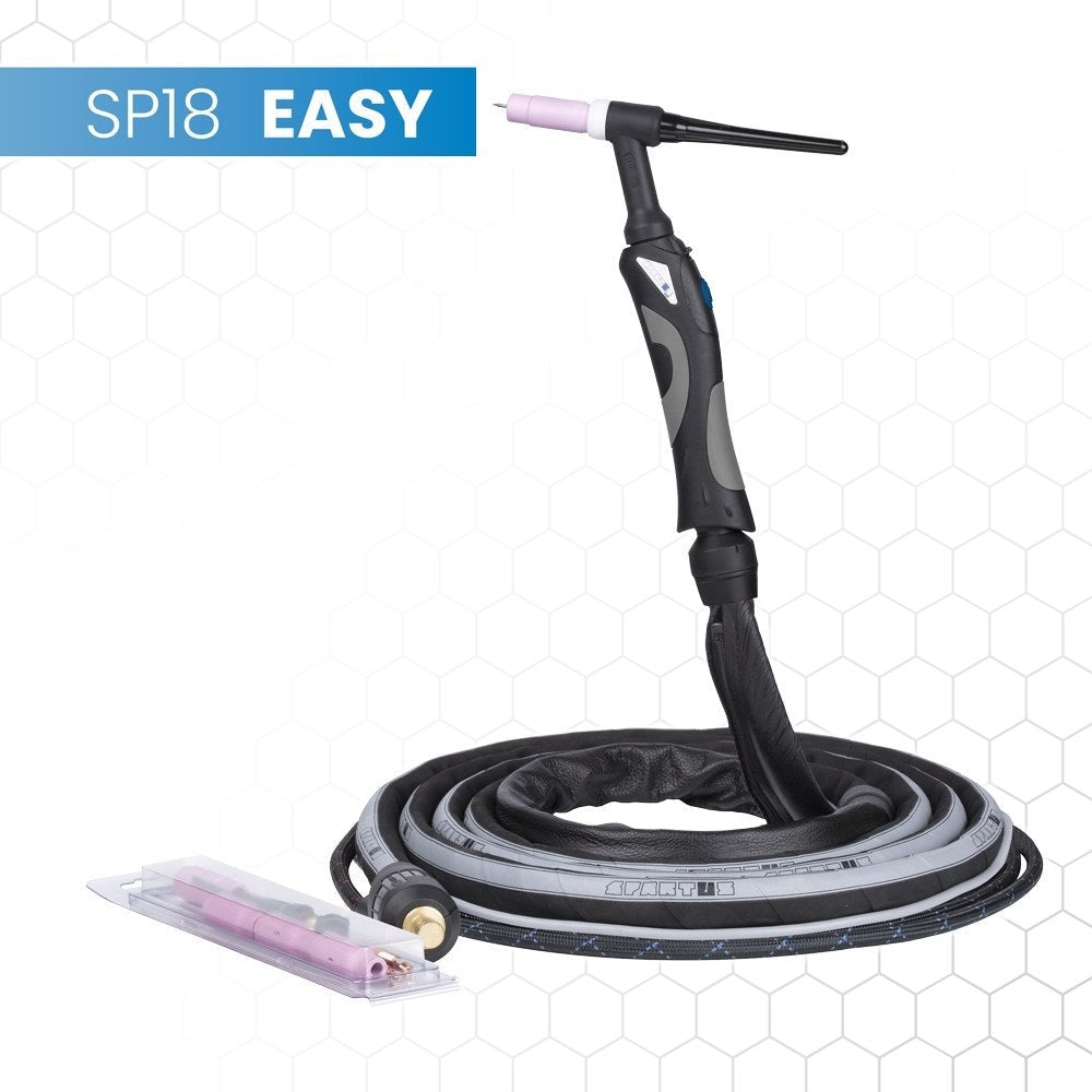 Spartus TIG 18 -poltin, Easy-sarja, 4 m, TIG-poltin – kuva 1/2