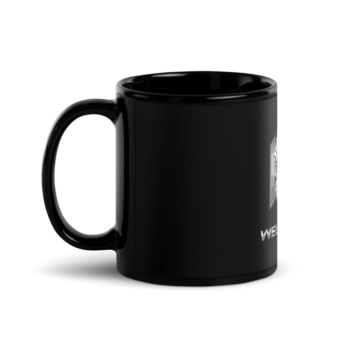 Black Glossy Mug – kuva 2/3