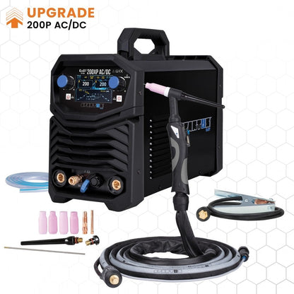 Spartus EasyTIG 200XP AC/DC + poltin SPE 17 4 m, TIG-hitsauskone – kuva 1/8