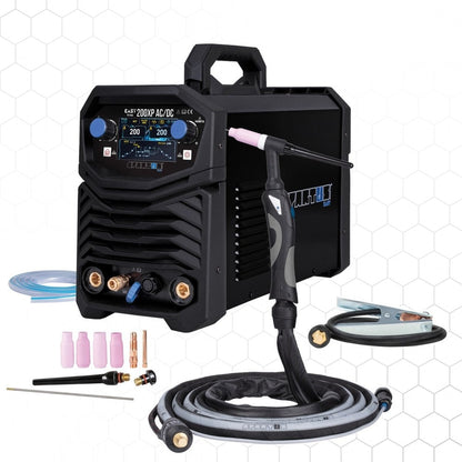EasyTIG 200XP AC/DC paketti + TIG-poltin mini SPE 17 - 4m, TIG-hitsauskone – kuva 1/8