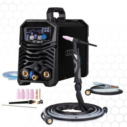 EasyTIG 206P DC paketti + TIG-poltin mini SPE 17 - 8m, TIG-hitsauskone – kuva 1/6