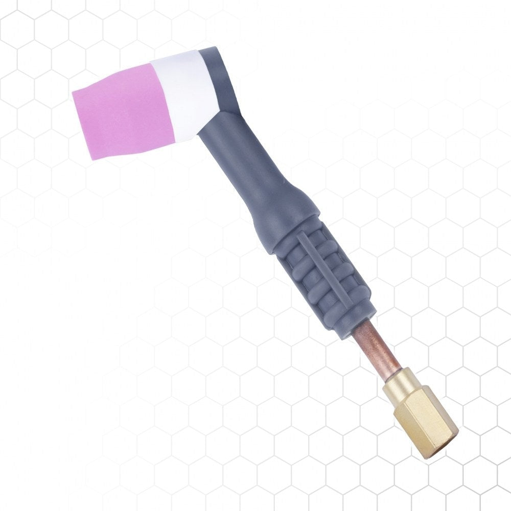 Linssi, lyhyt malli 24/24W #7 [elektrodi 2,4mm] L=23,5mm, TIG-kulutusosa – kuva 2/5