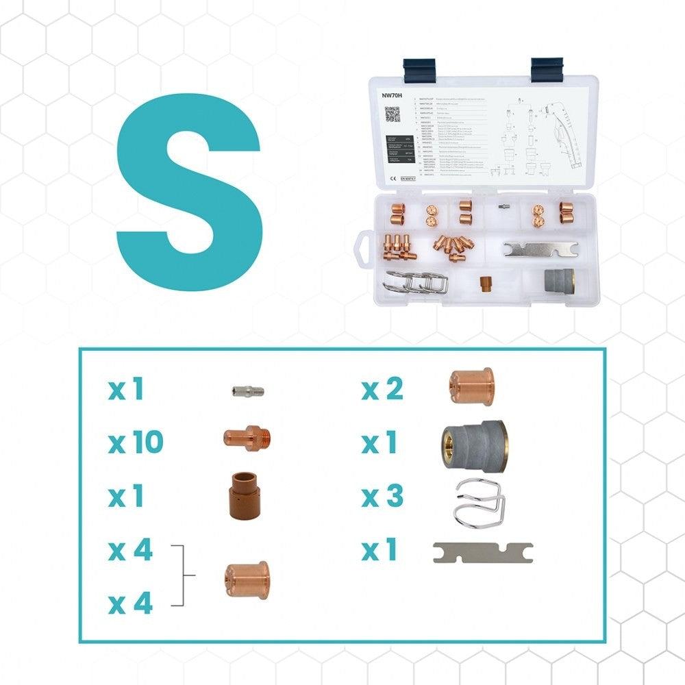 CUT BOX sopii polttimeen NW70 / CEBORA® P70®, plasmaleikkurin kulutusosa