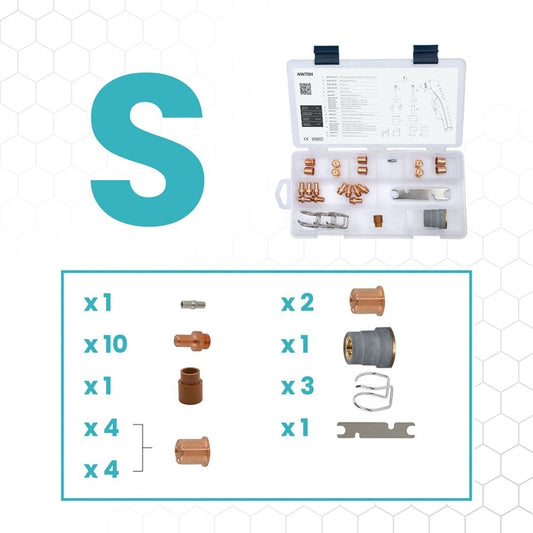 CUT BOX sopii polttimeen NW70 / CEBORA® P70®, plasmaleikkurin kulutusosa