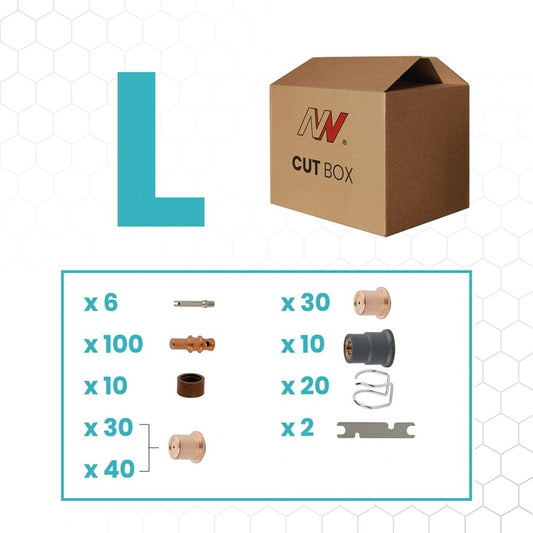 CUT BOX (iso) sopii polttimeen NW81 / TRAFIMET® A81®/P81®, plasmaleikkurin kulutusosa