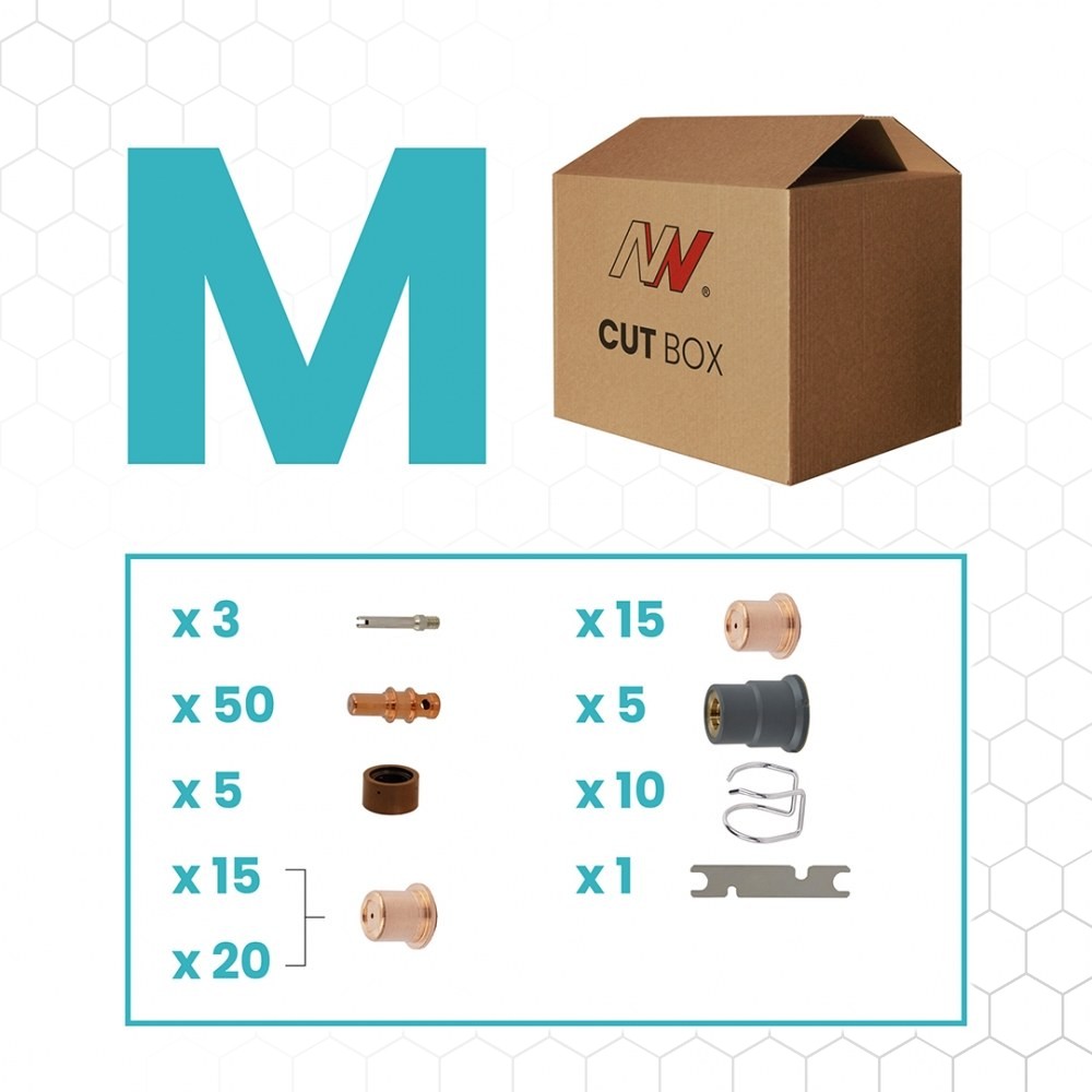 Spartus Cut Box NW81 / Trafimet A81/P81, keskikoko, plasmaleikkurin kulutusosa