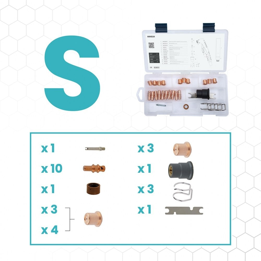 CUT BOX sopii polttimeen NW81 / TRAFIMET® A81®/P81®, plasmaleikkurin kulutusosa