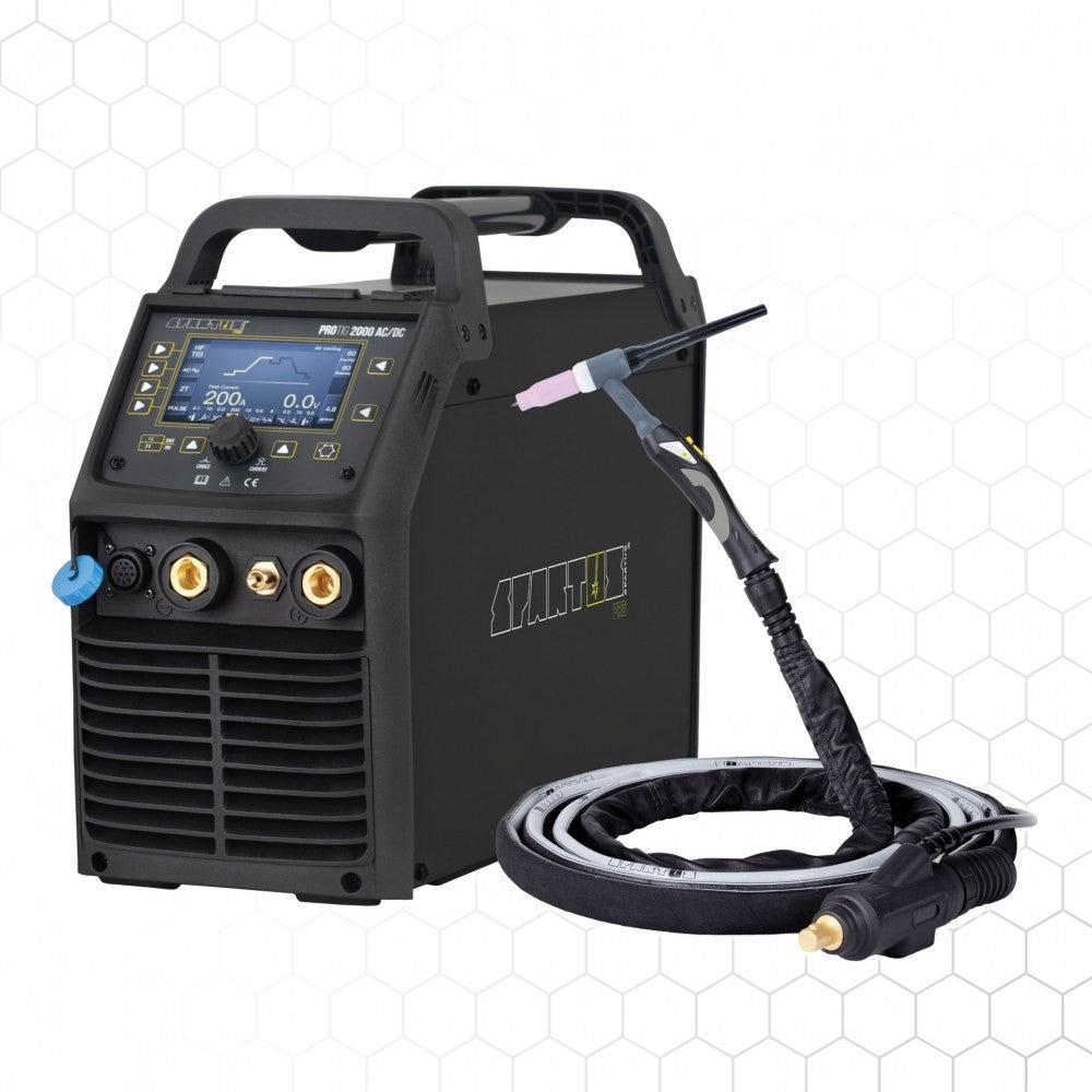 ProTIG 2000 AC/DC paketti + TIG-poltin mini SPP 17 4B X - 4m, TIG-hitsauskone – kuva 2/7