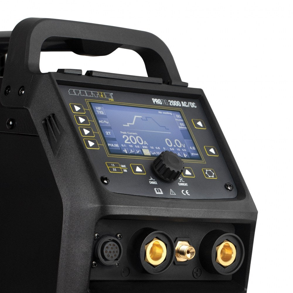 ProTIG 2000W AC/DC [virtalähde, jäähdytin, syöttörullat] paketti + TIG-poltin mini SPP 20 4B X - 4m, TIG-hitsauskone – kuva 7/7
