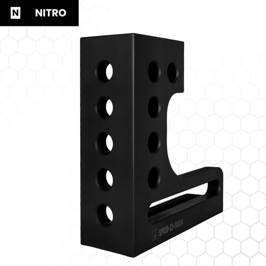 Spartus nitrattu kiinnityskulma 275×100×300, vasen, hitsauspöydän tarvike