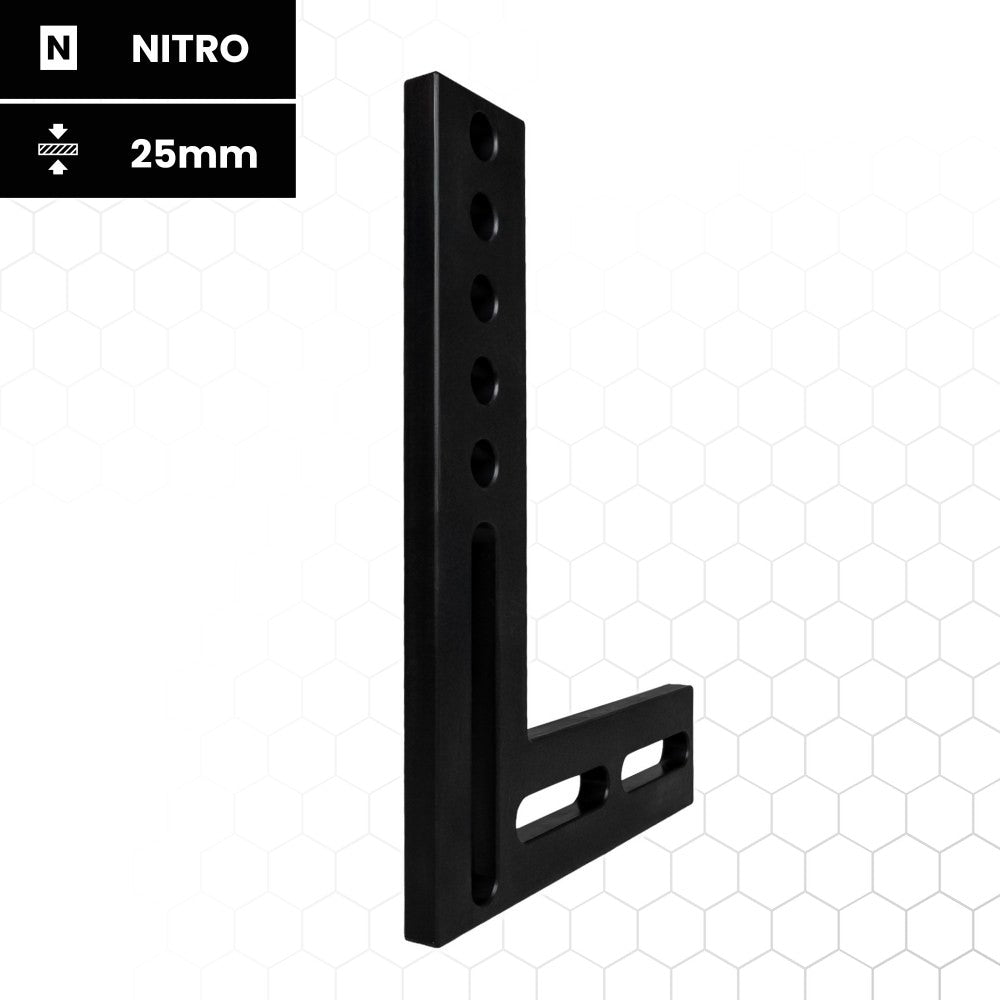 Nitrattu tasokulma 500 × 375 × 25 mm, hitsauspöydän tarvike