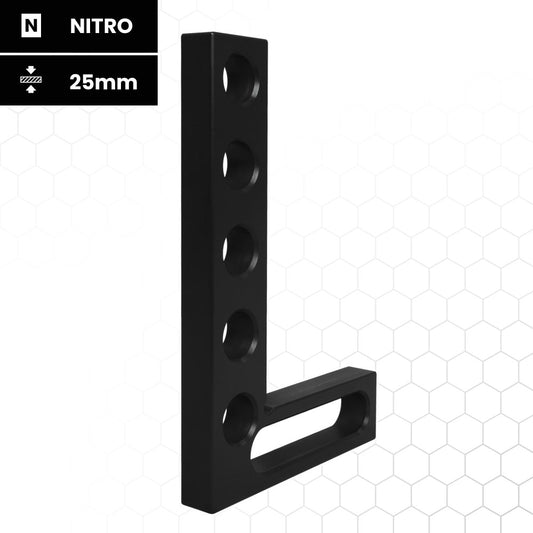 Nitrattu tasokulma 275 × 175 × 25 mm, hitsauspöydän tarvike