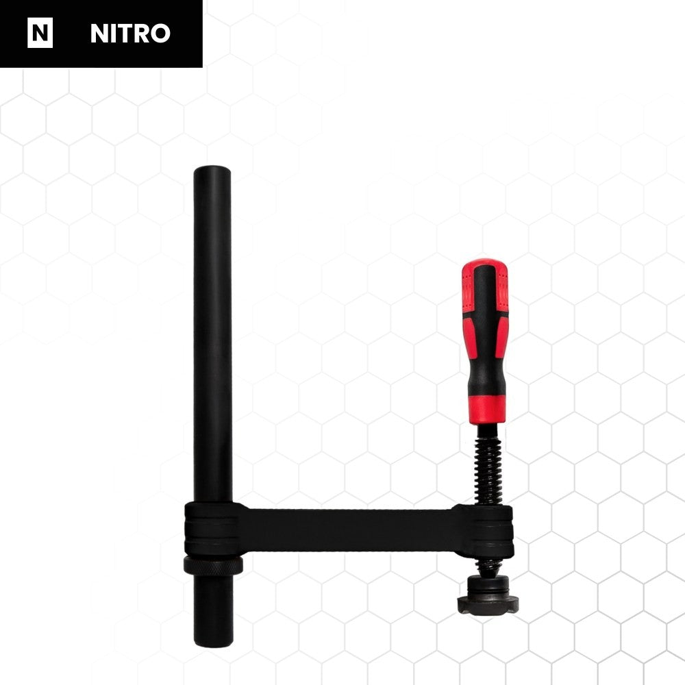 Nitrattu ruuvipuristin 350 × 200 mm, hitsauspöydän tarvike