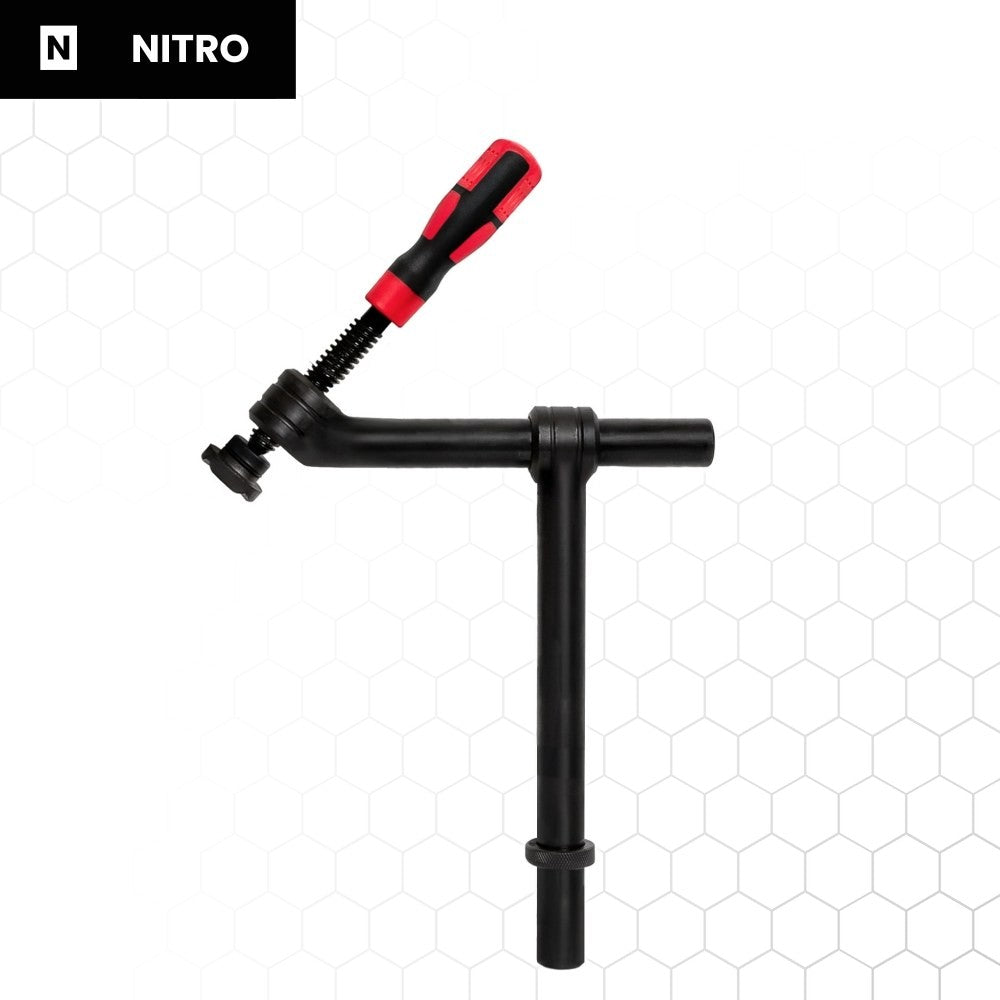 Nitrattu ruuvipuristin 220 × 270 mm 45°, hitsauspöydän tarvike