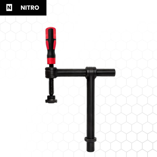 Nitrattu ruuvipuristin 220 × 350 mm 180°, hitsauspöydän tarvike