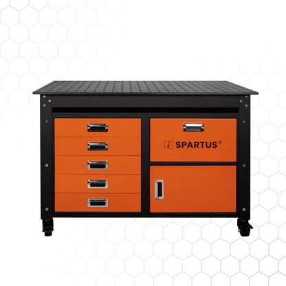 Spartus D16 -hitsauspöytä pyörillä 1200 × 750 mm – kuva 4/6