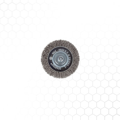 Spartus varrellinen laikkaharja Ø50 mm, 6 mm varsi, metallintyöstön työkalu – kuva 2/3