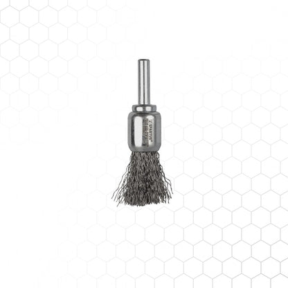 Spartus pensseliharja Ø17 mm, 6 mm varsi, metallintyöstön työkalu – kuva 2/2