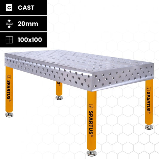 Spartus Ferros 3D -hitsauspöytä 2000 × 1000 D28 – kuva 1/4
