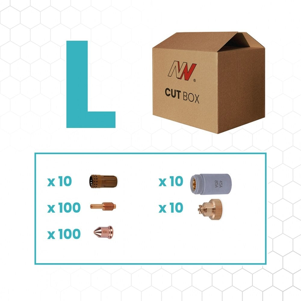 CUT BOX (iso) sopii polttimeen SP45HY, plasmaleikkurin kulutusosa