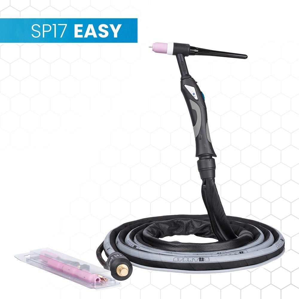 Spartus EasyTIG 17 -poltin, 4 m, mini 1B, TIG-poltin