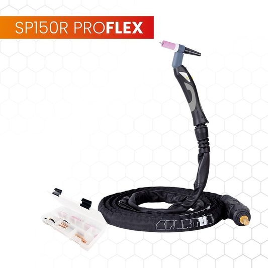Spartus ProFLEX TIG 150R -poltin, kääntyvä pää, TIG-poltin