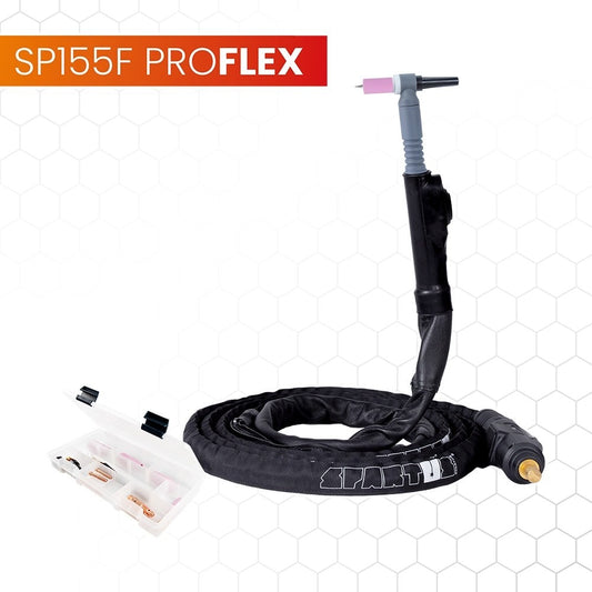 Spartus ProFLEX TIG 155F -poltin SP9-70, 4 m, TIG-poltin