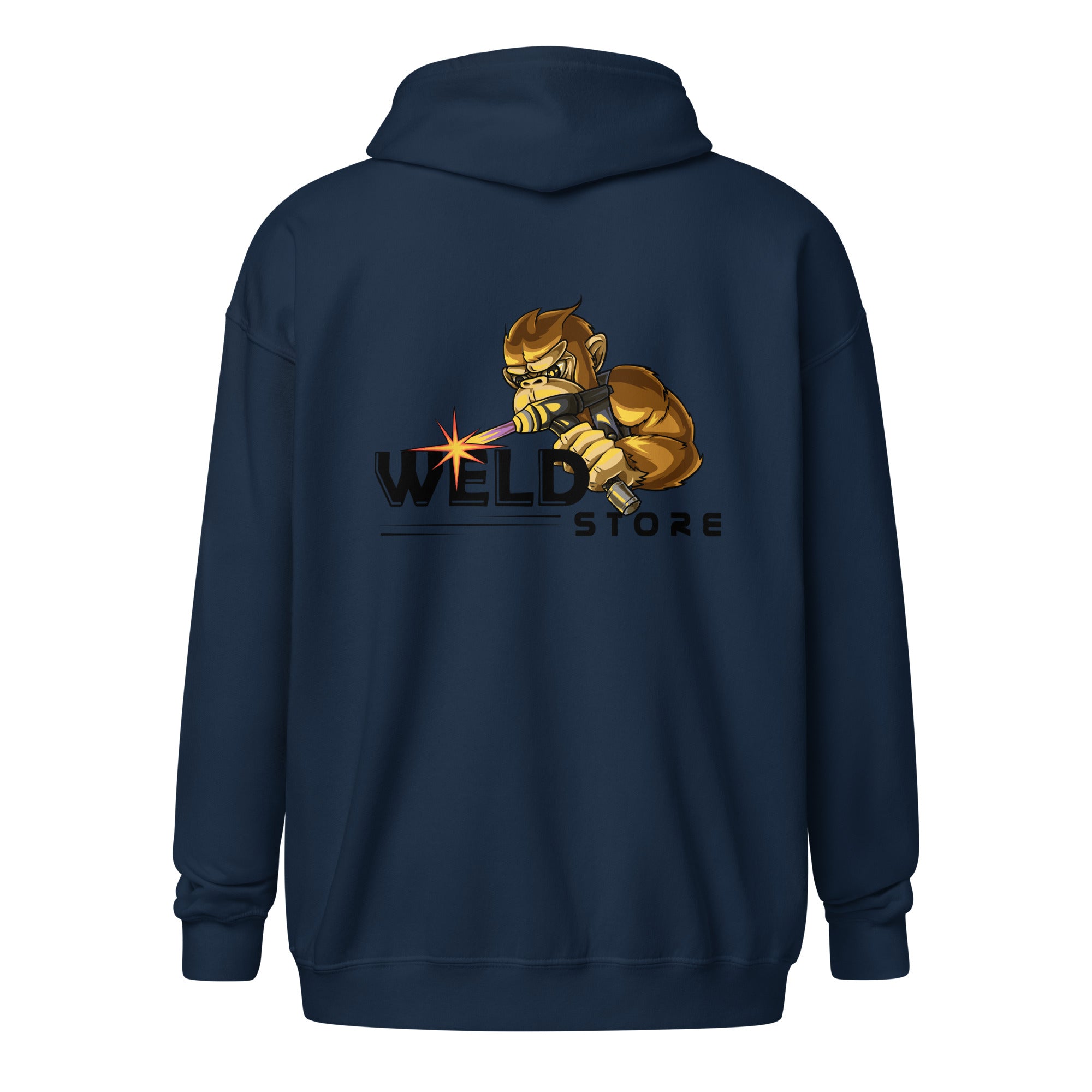 Hoodie med dragkedja för unisex